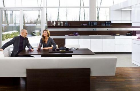 917-b3 917 b3 Bếp sang trọng cực kỳ hiện đại đặt ở ngay giữa phòng khách