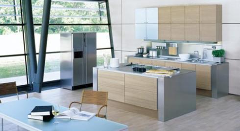 917-b8 917 b8 Bếp sang trọng cực kỳ hiện đại đặt ở ngay giữa phòng khách